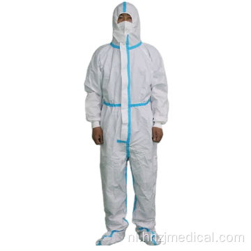 Steriele isolatie Chemische wegwerp medische virus beschermende overall kleding